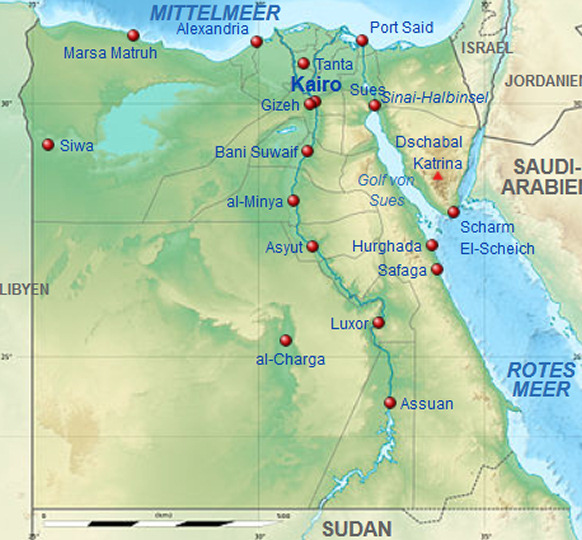 Telefonauskunft Ägypten Übersicht