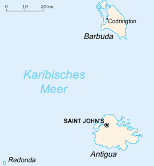 Telefonauskunft Antigua und Barbuda Übersicht