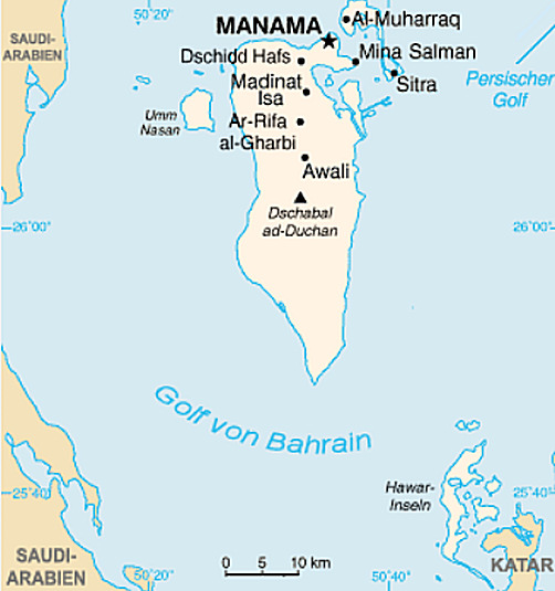 Telefonauskunft Bahrain Übersicht