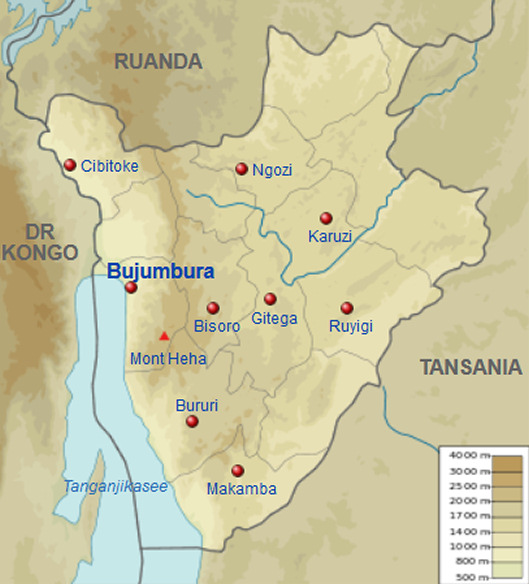 Telefonauskunft Burundi Übersicht