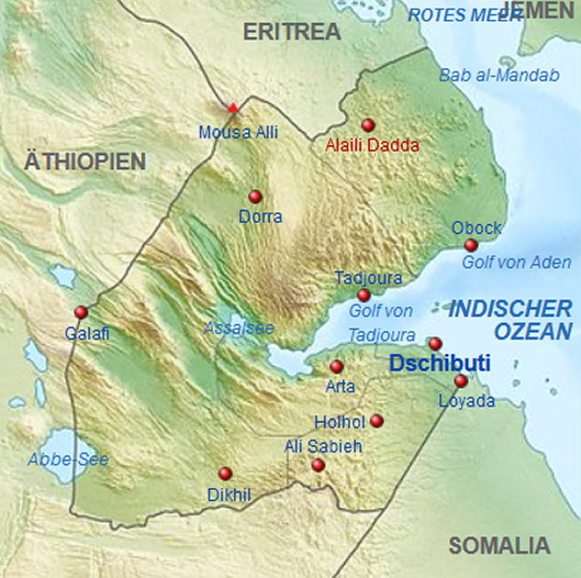 Telefonauskunft Dschibuti Übersicht