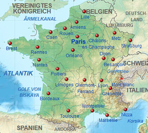 Telefonauskunft Frankreich Übersicht