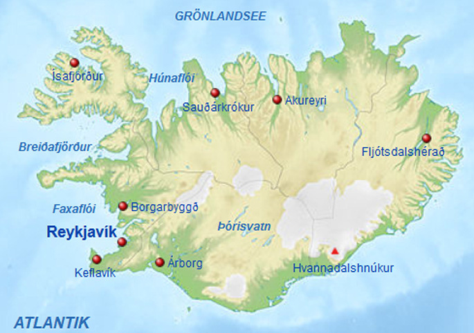 Telefonauskunft Island Übersicht