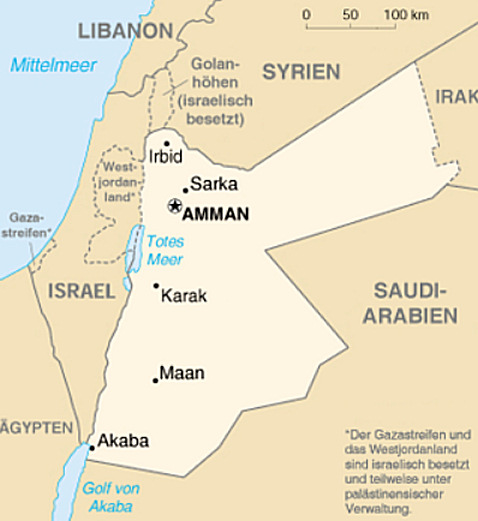 Telefonauskunft Jordanien Übersicht