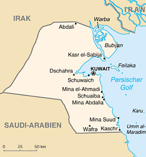 Telefonauskunft Kuwait Übersicht