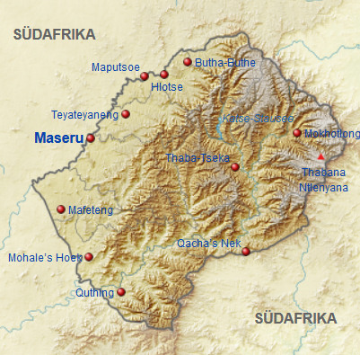 Telefonauskunft Lesotho Übersicht