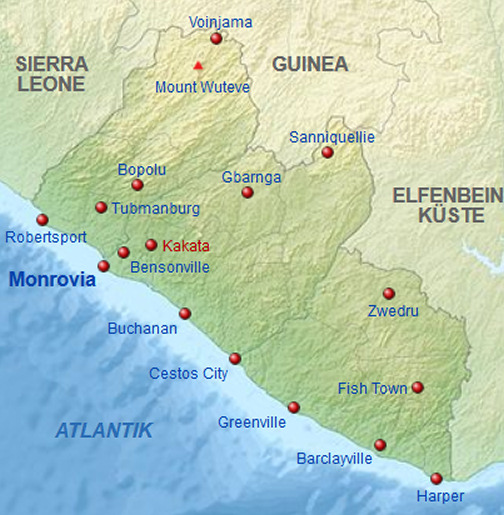 Telefonauskunft Liberia Übersicht