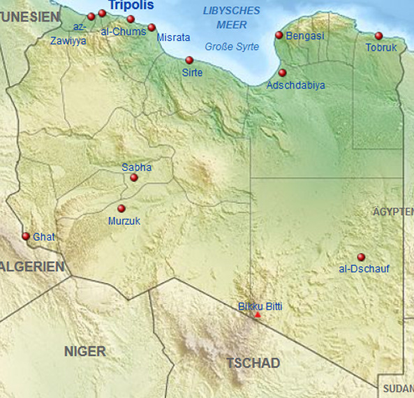 Telefonauskunft Libyen Übersicht