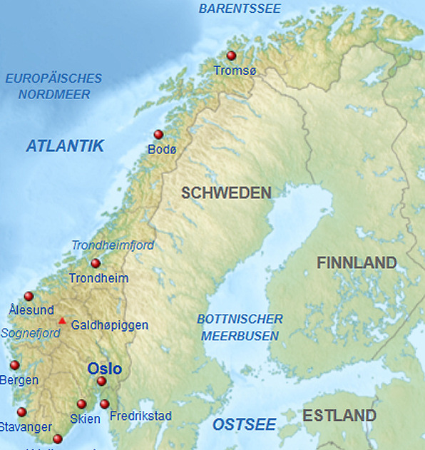 Telefonauskunft Norwegen Übersicht