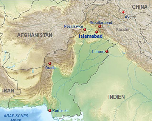 Telefonauskunft Pakistan Übersicht