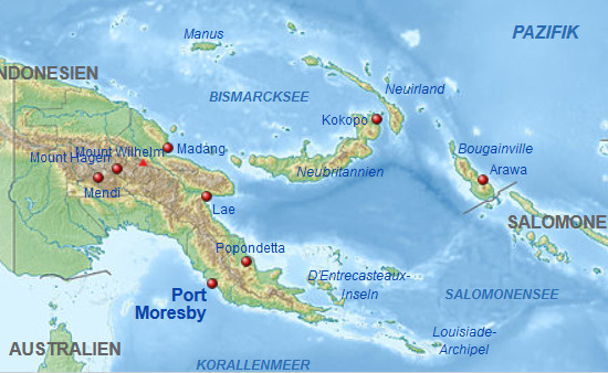 Telefonauskunft Papua-Neuguinea Übersicht