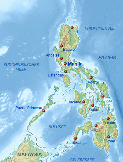 Telefonauskunft Philippinen Übersicht