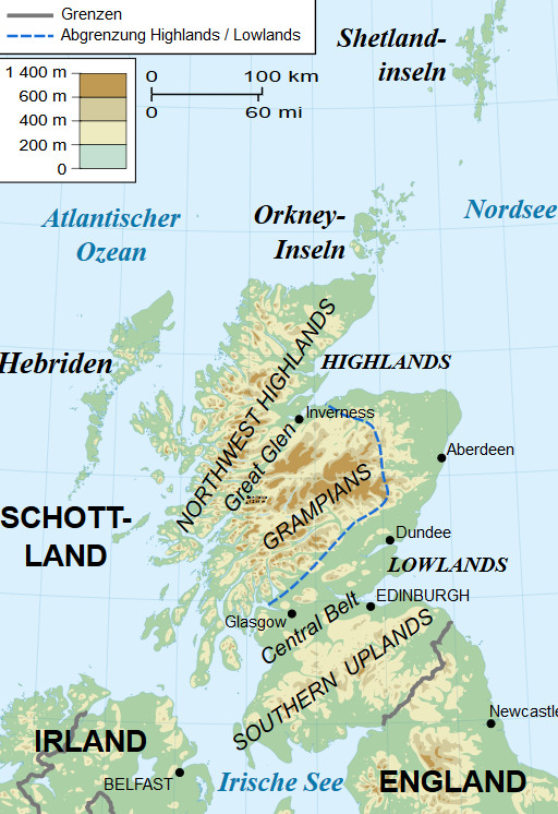 Telefonauskunft Schottland Übersicht