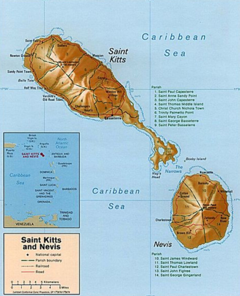 Telefonauskunft St. Kitts und Nevis Übersicht