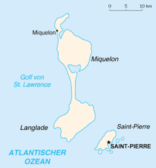 Telefonauskunft St. Pierre und Miquelon Übersicht