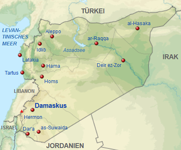 Telefonauskunft Syrien Übersicht