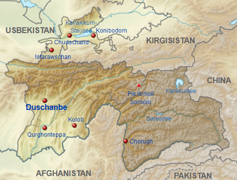 Telefonauskunft Tadschikistan Übersicht