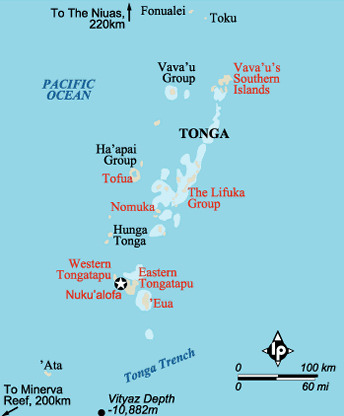 Telefonauskunft Tonga Übersicht