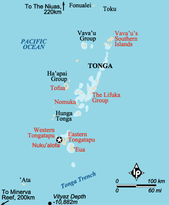 Telefonauskunft Tonga Übersicht