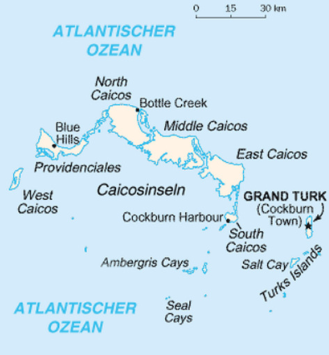 Telefonauskunft Turks- und Caicosinseln Übersicht