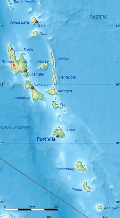 Telefonauskunft Vanuatu Übersicht