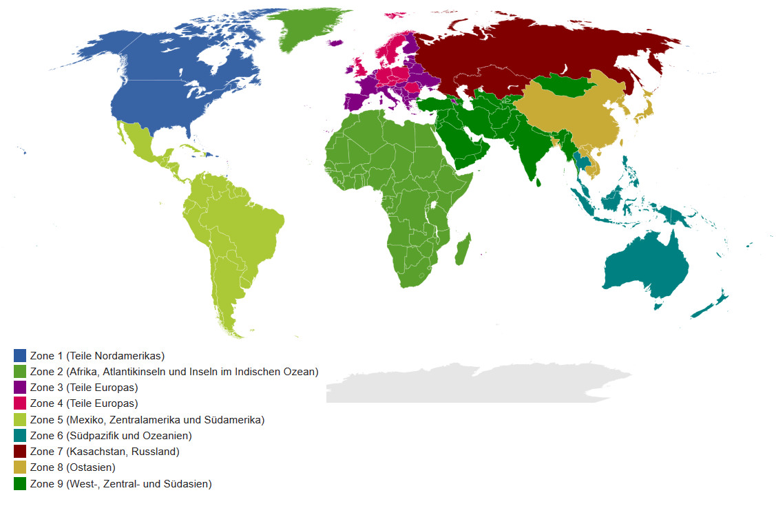 Internationale Telefonvorwahlen
